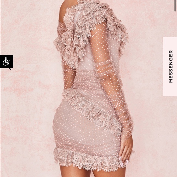 House of CB Pink Lace Dress - Picture 3 of 5